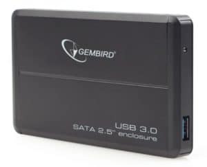 KIESZEŃ OBUDOWA DYSK GEMBIRD SATA 2,5 USB 3 0 HDD